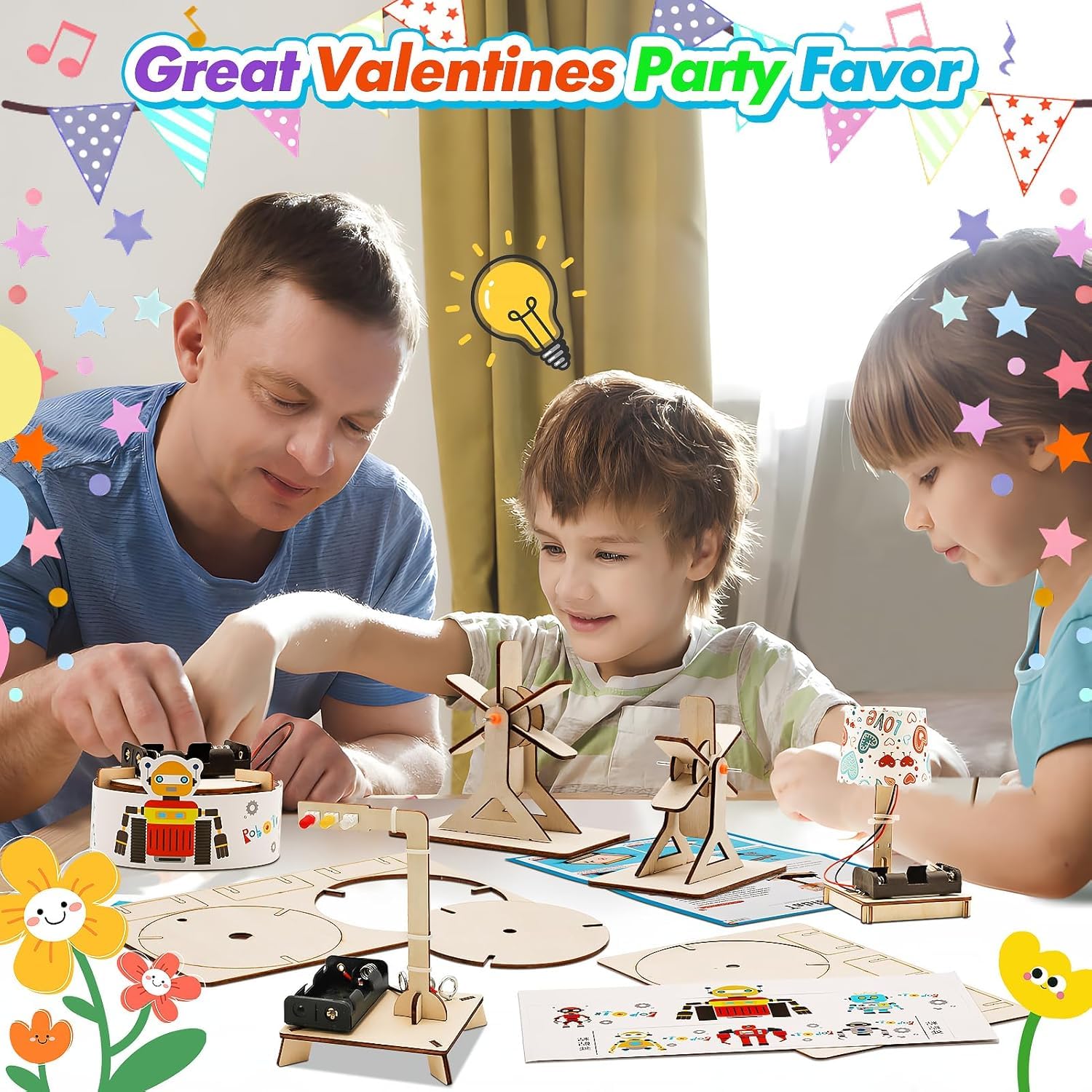 GIAKAN Valentine exchange cards in classroom settings for fun collaborative learning.