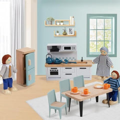 Giant bean 36pcs bedroom furniture with accessible storage for plays