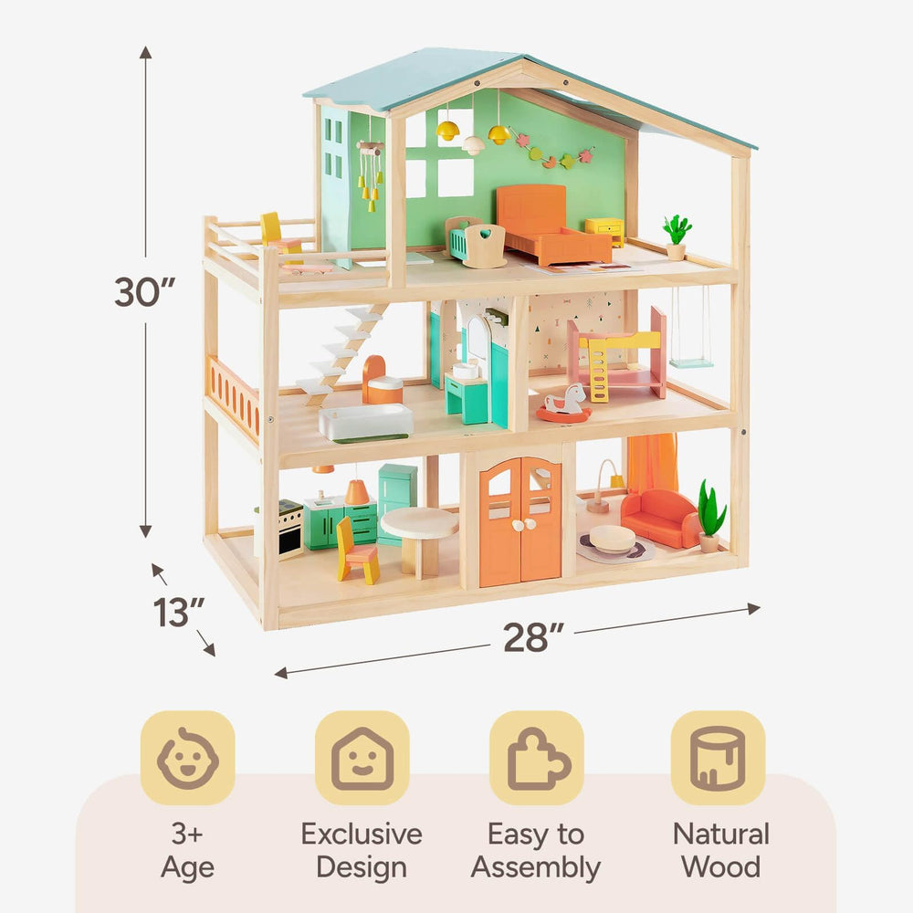 Giant bean dollhouse staircase detail invites vertical exploration and architecture curiosity