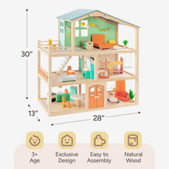 Giant bean dollhouse staircase detail invites vertical exploration and architecture curiosity
