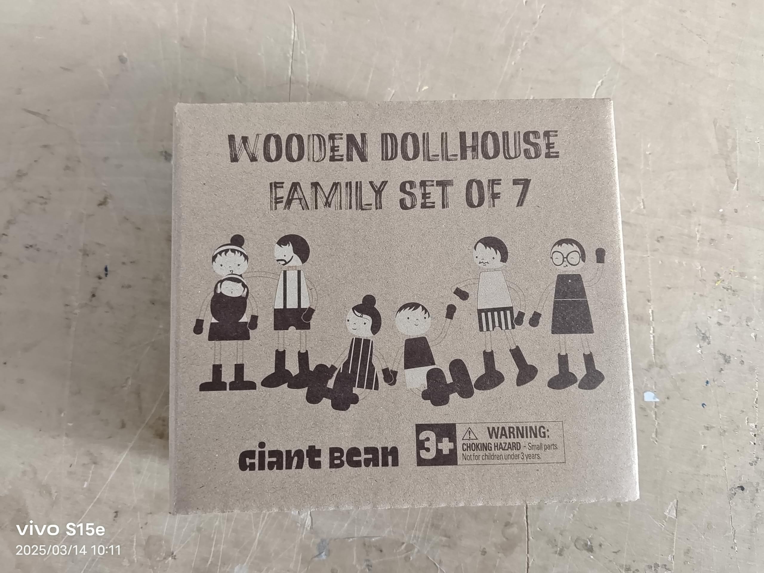 Giant bean wooden dolls make a thoughtful gift for kids aged 3 and up.