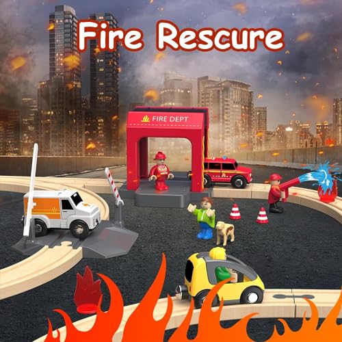 Giant Bean fire truck and ambulance engage kids in rescue-themed pretend play