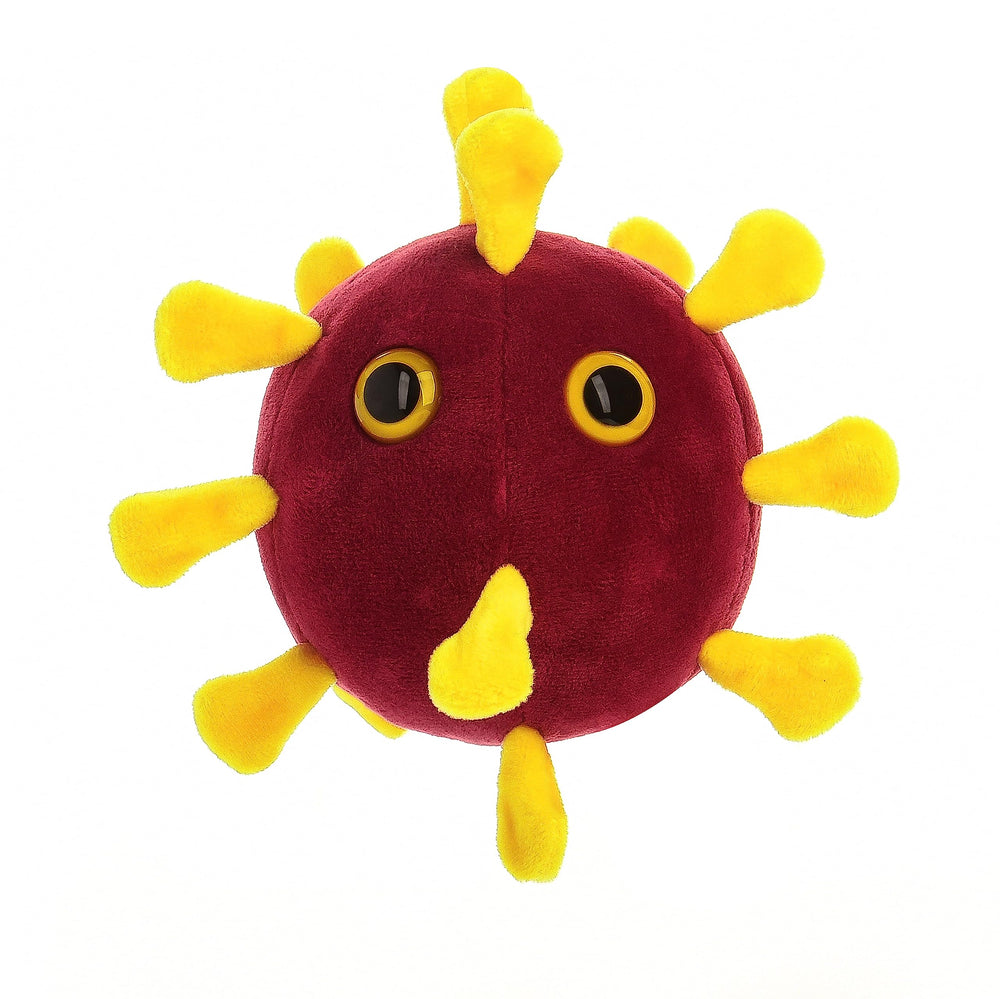 GIANT MICROBES COVID Plush 6-inch figure ideal for classroom displays and hands-on learning.