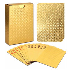 GIANT PANDA TRADING Gold Diamond Playing Cards ideal for beach or poolside games