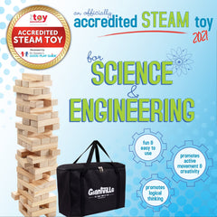 Giantville Giant Tumbling Timber 56-piece set enables expansive stacking possibilities