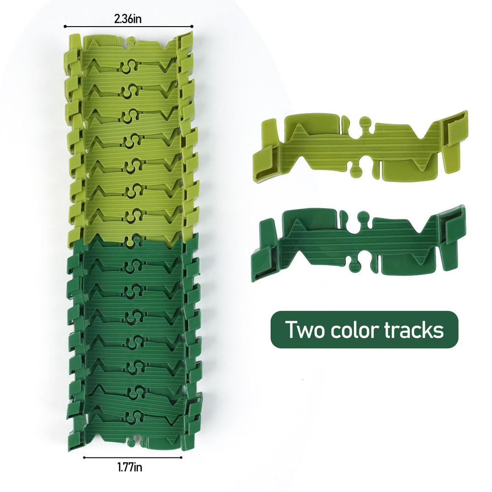 GIAT dinosaur track 96pcs colorful pieces spark imaginative race courses