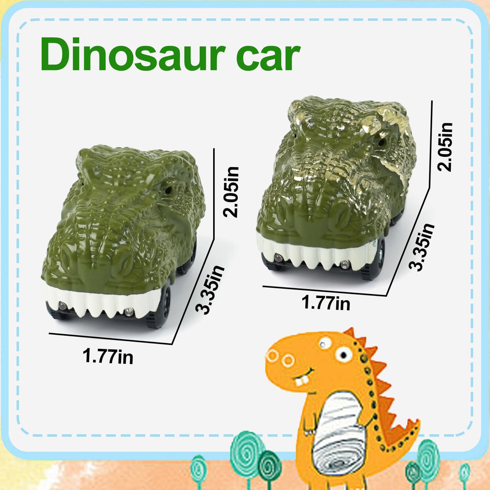 GIAT LED-lit dinosaur car shines in darkness during playtime