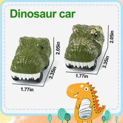 GIAT LED-lit dinosaur car shines in darkness during playtime
