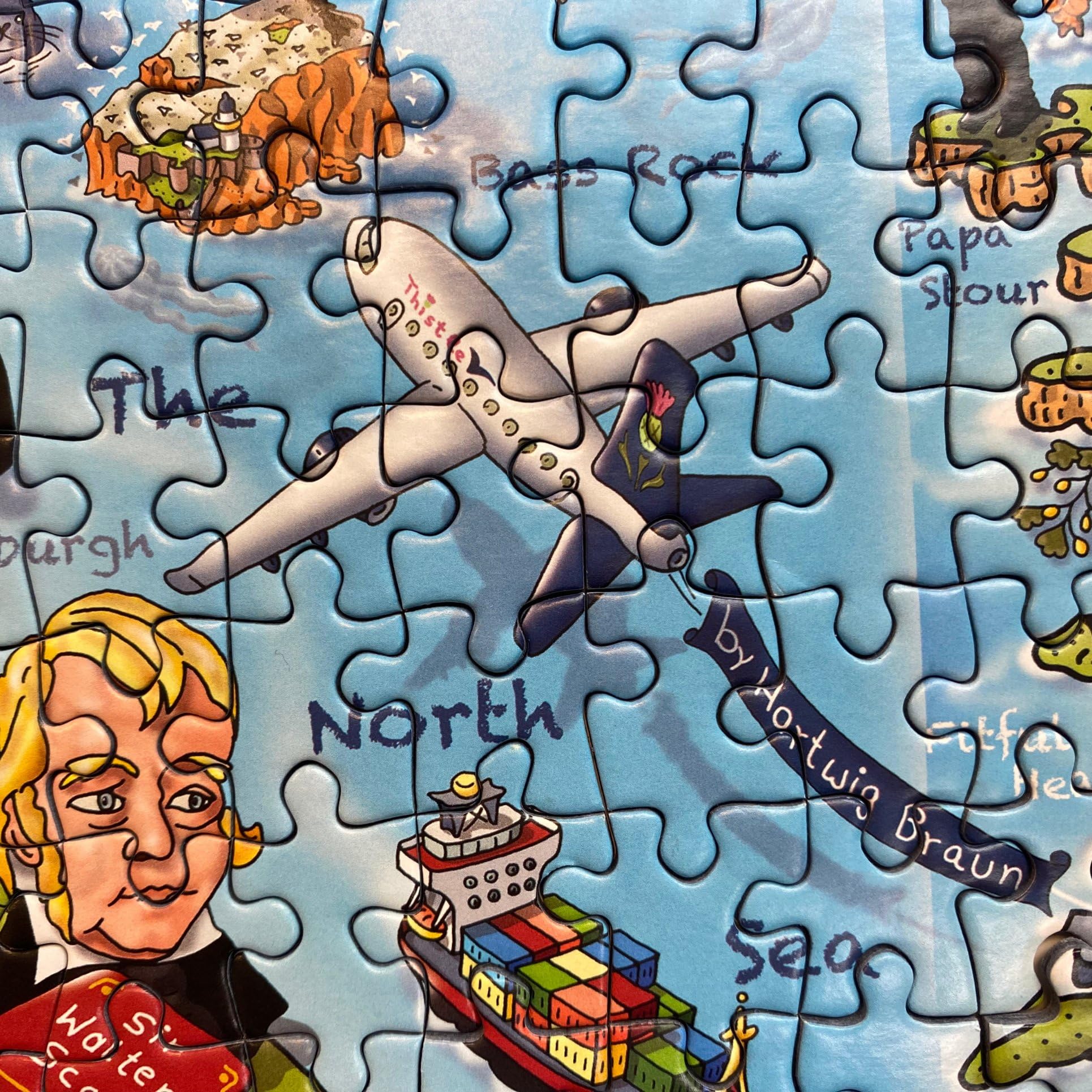 Gibsons This is Scotland puzzle with Loch Ness Monster for a mystery-filled unwind session.