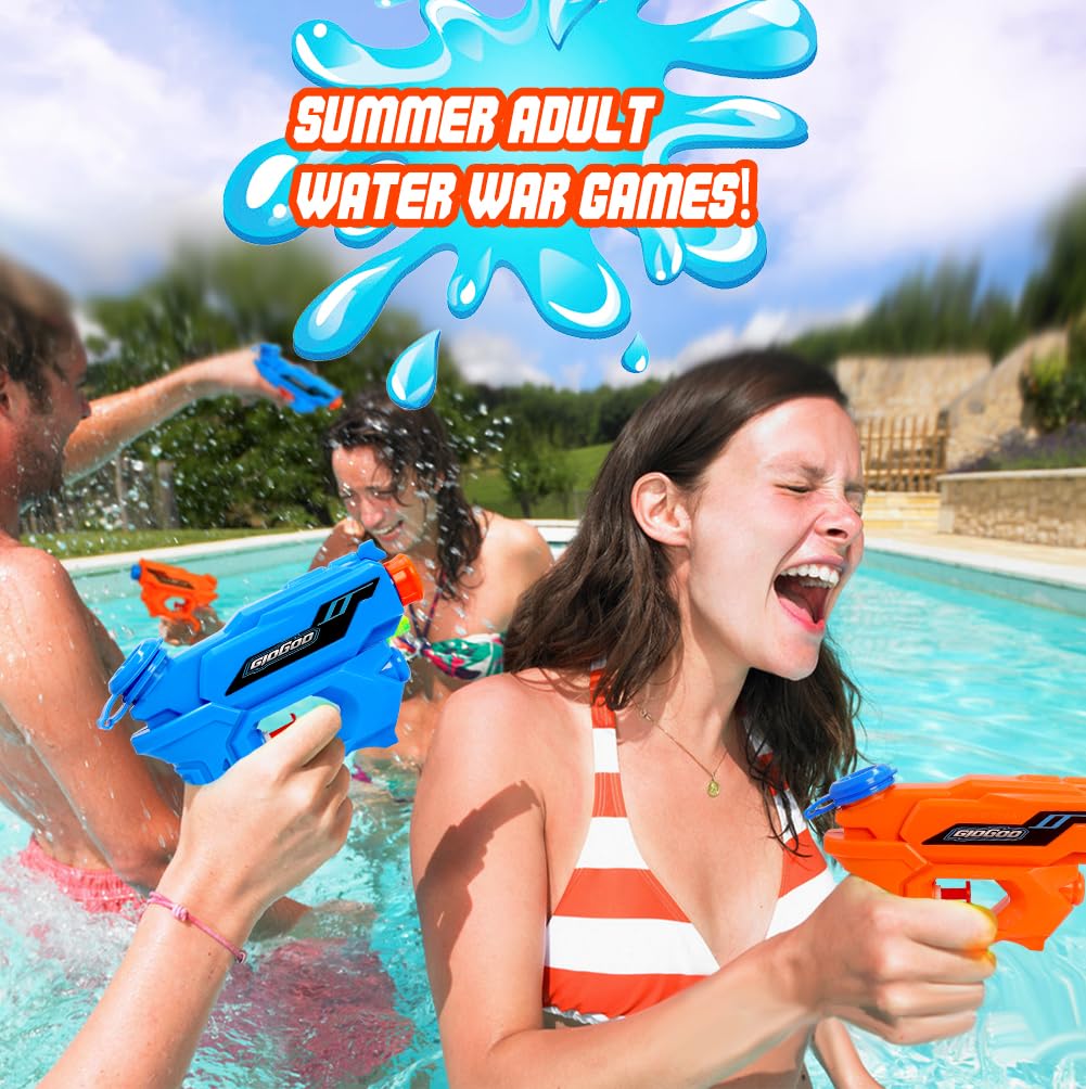 GIDGOD squirt gun at the beach ready for poolside play.