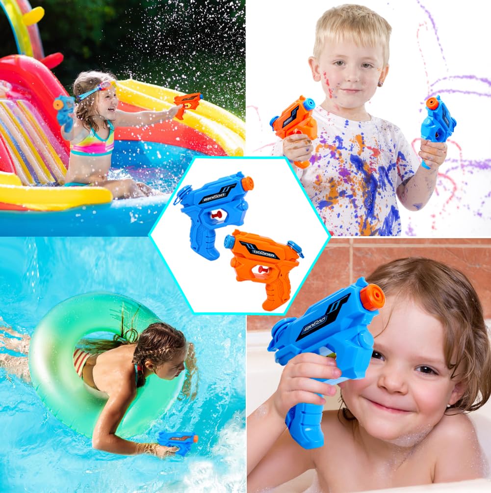 GIDGOD water gun easy-to-fill trigger action for kids.