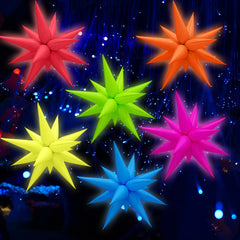 Gifloon glow dark star balloons illuminate parties with neon glow