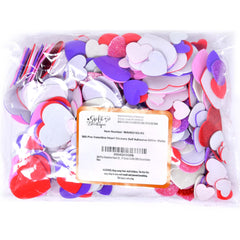 Gift Boutique 360 assorted sizes matte and glitter foam hearts set