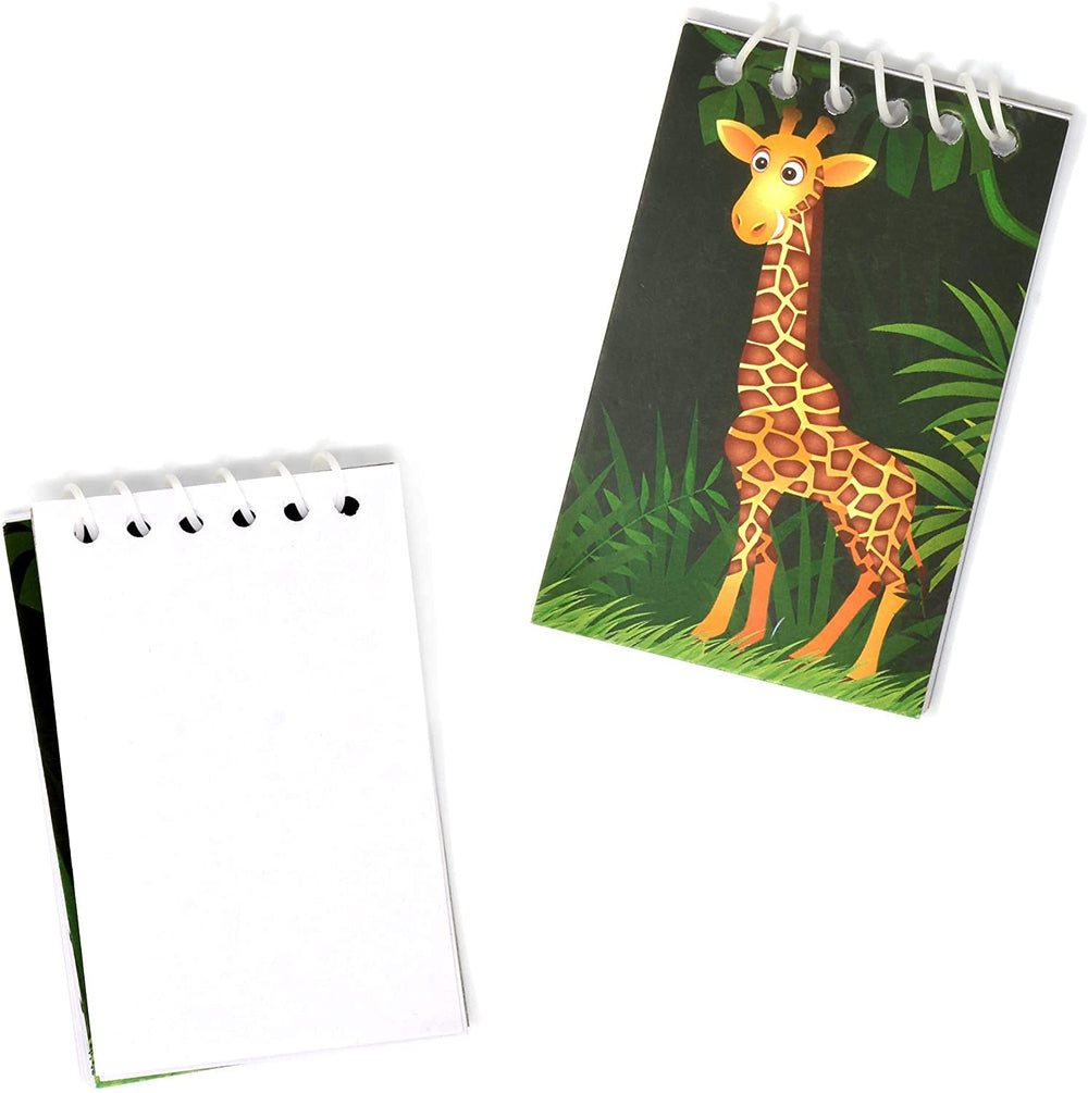 Gift Boutique monkey notepad on tropical backdrop, great for party favors.