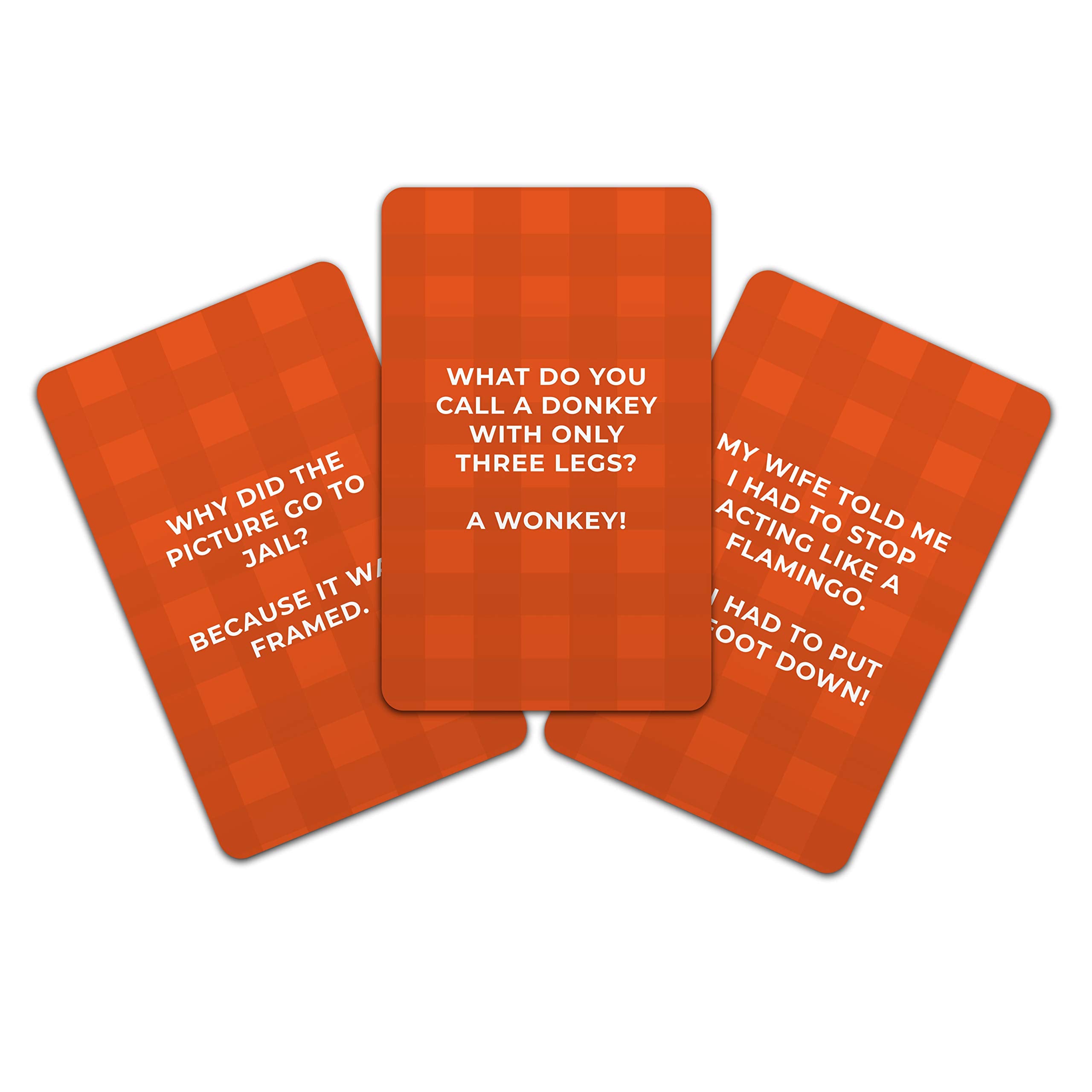 Gift Republic Dad Jokes pocket-size cards ready for on-the-go laughs at gatherings.
