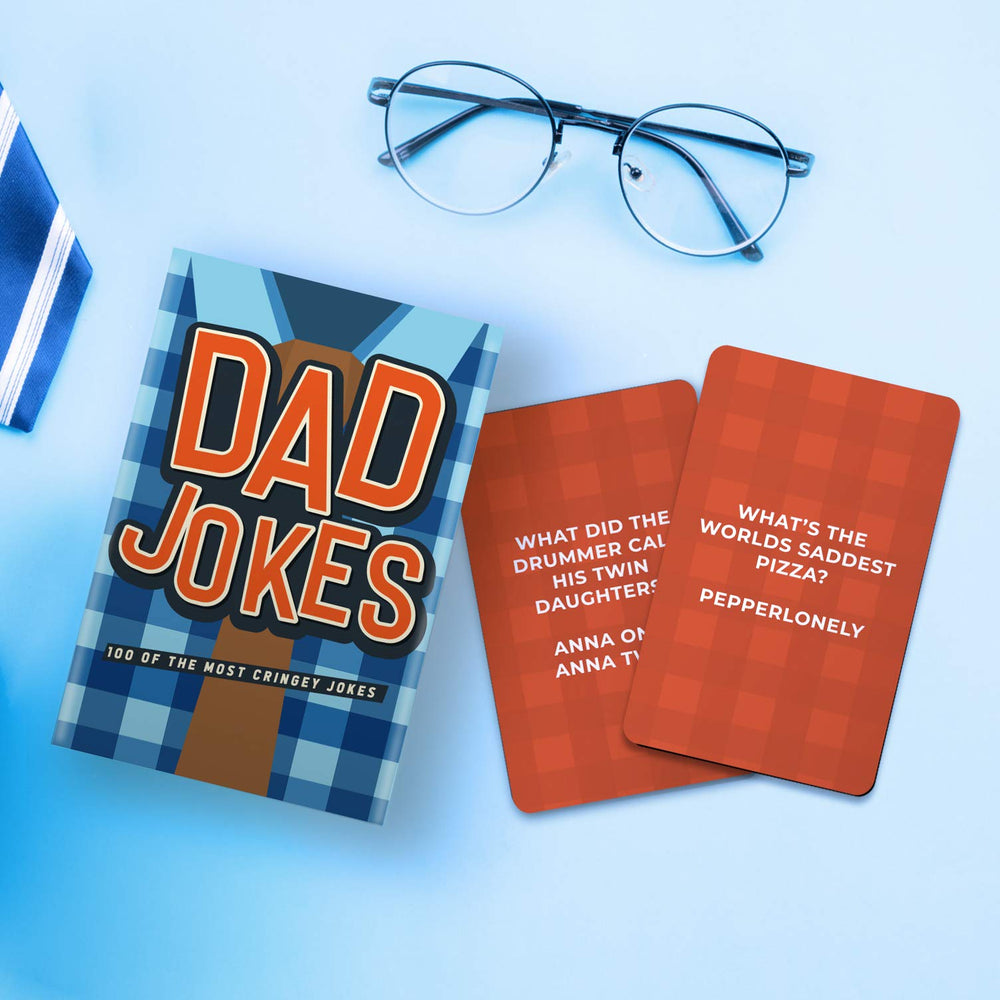 Gift Republic Dad Jokes cards display variety of classic and fresh puns for any occasion.