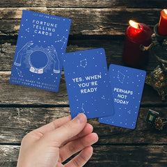 Gift Republic GR490090 fortune telling cards in hand for reading