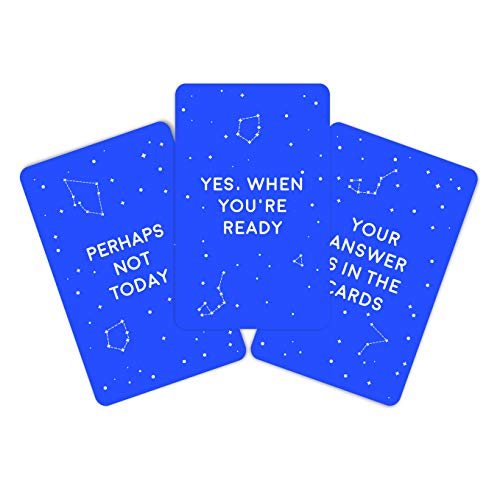 Gift Republic GR490090 fortune telling cards foil packaging on display