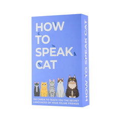 Gift Republic How To Speak Cat 100 Cards cat illustrations highlight expressive poses for bonding
