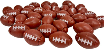 GiftExpress bulk 36-pack football fidgets for gifts and prizes.