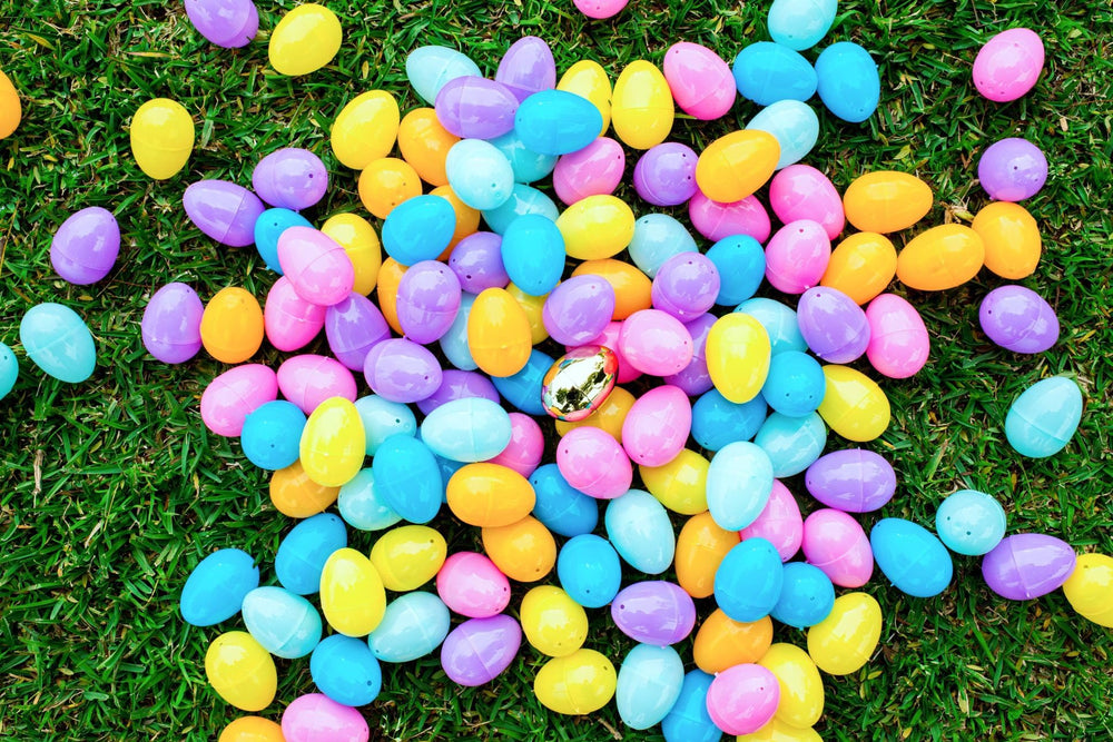 GiftExpress bulk Easter eggs set up for a night hunt and glow-friendly fun.