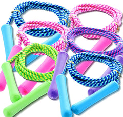GiftExpress Jump Rope pink-blue-purple pack for kids' coordinated outdoor play.