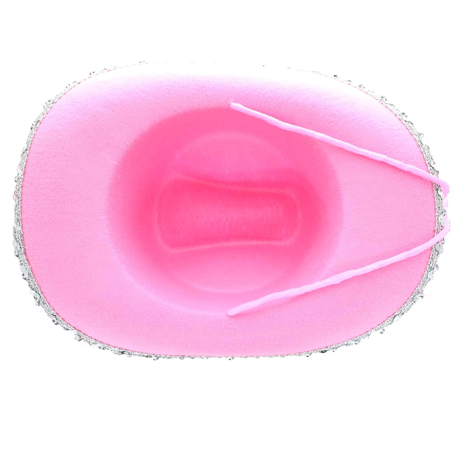 GiftExpress Pink Cowboy Hat for Dress-Up, perfect for pretend rodeos and parties.