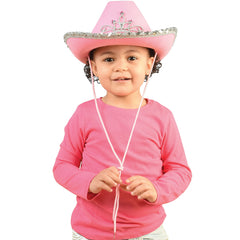 GiftExpress Western Costume Accessory Pink Hat, great for Halloween costumes.