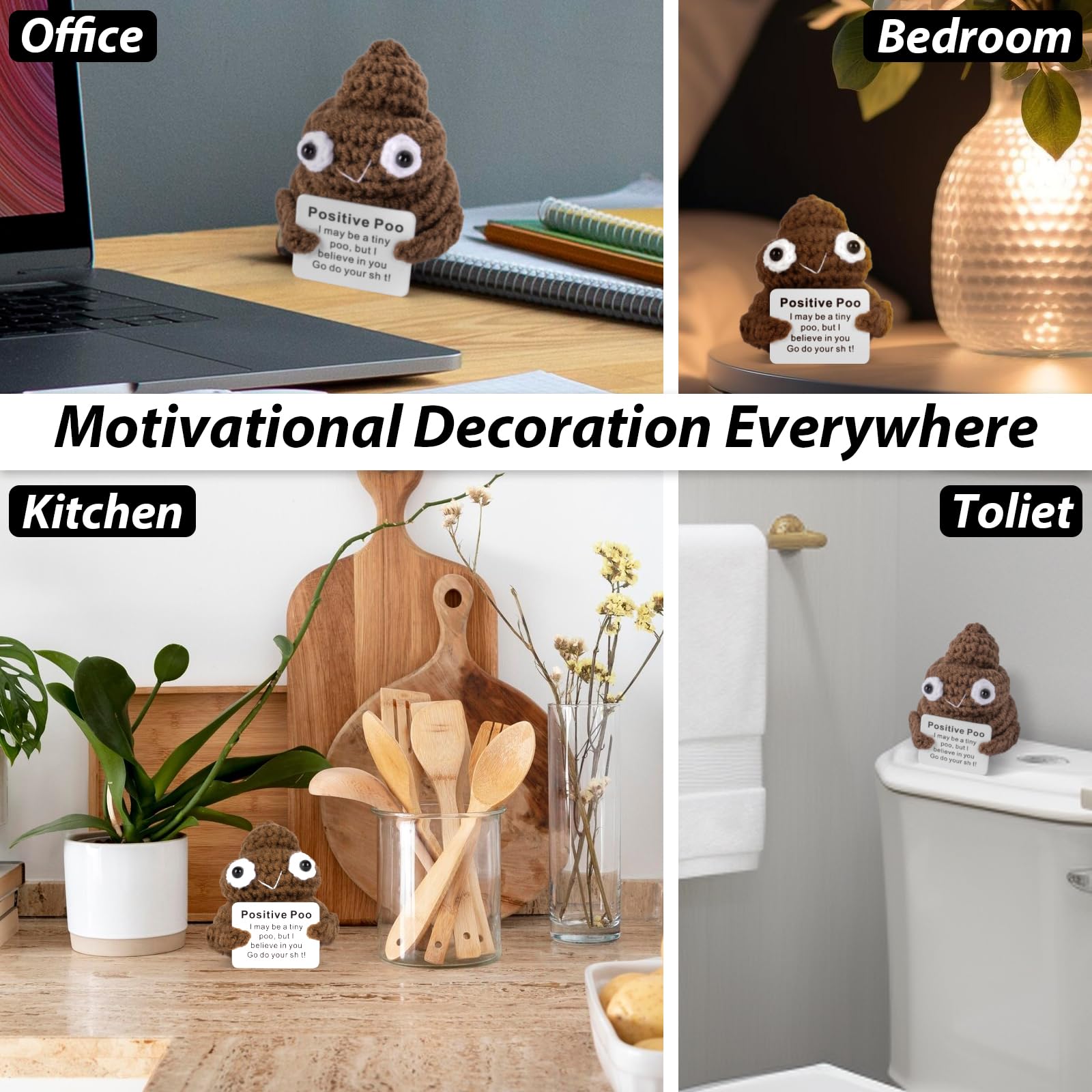 GIFTIARA poo-display-ready decor that sparks smiles on a desk.