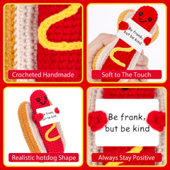 GIFTIARA positive card included hot dog gift for encouragement