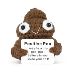 GIFTIARA positive-poo-crochet-toy for cheerful gifting and display.