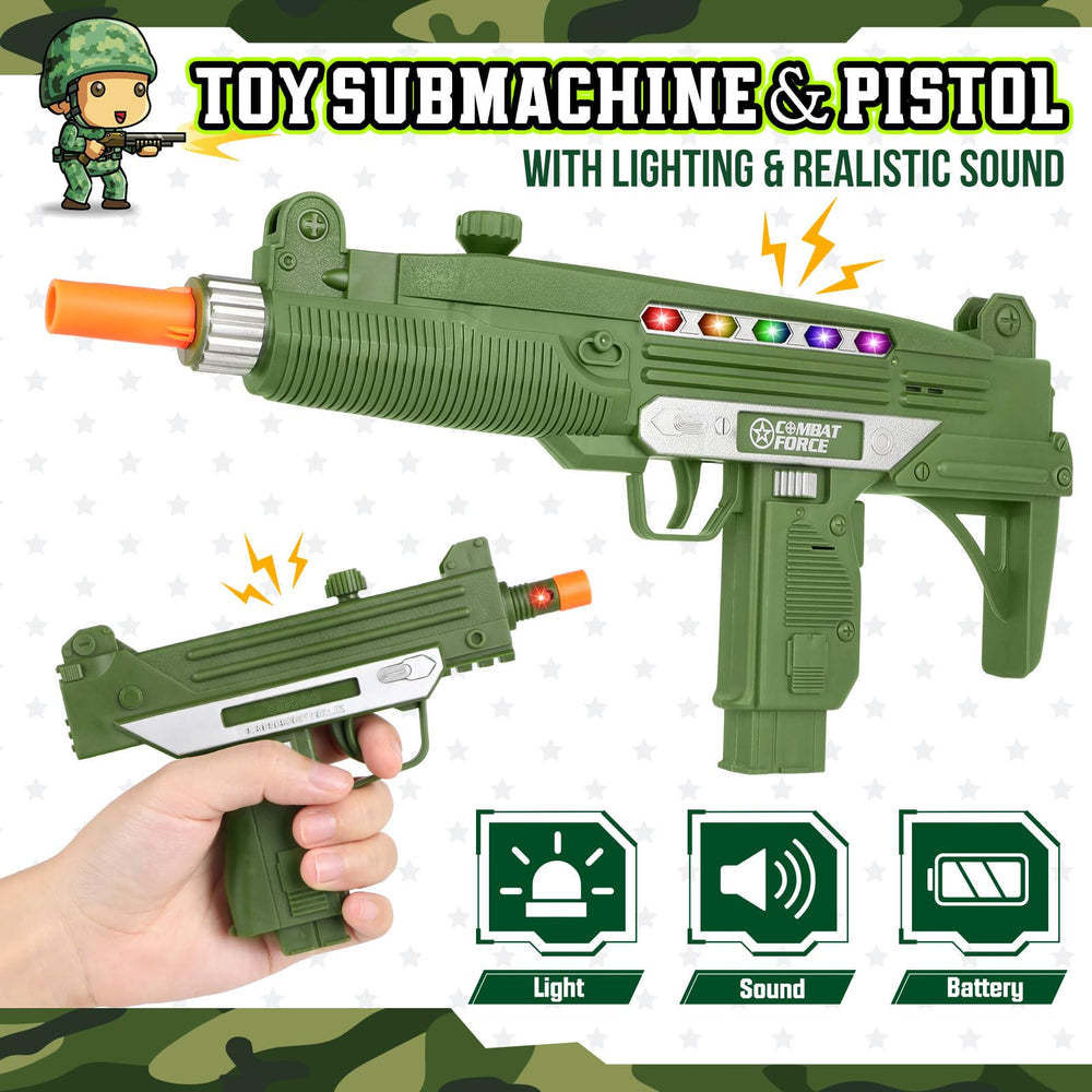 GIFTINBOX army belt adds authentic detail and secure wear during active play.