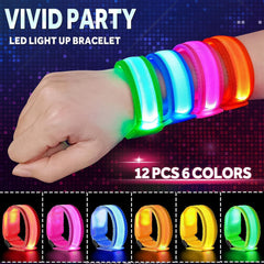 Giftinbox LED bracelets with battery inside and replaceable power source
