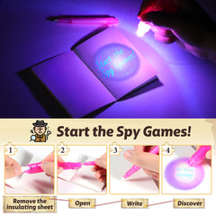 Giftinbox detective-themed mini notebooks for spy-themed play