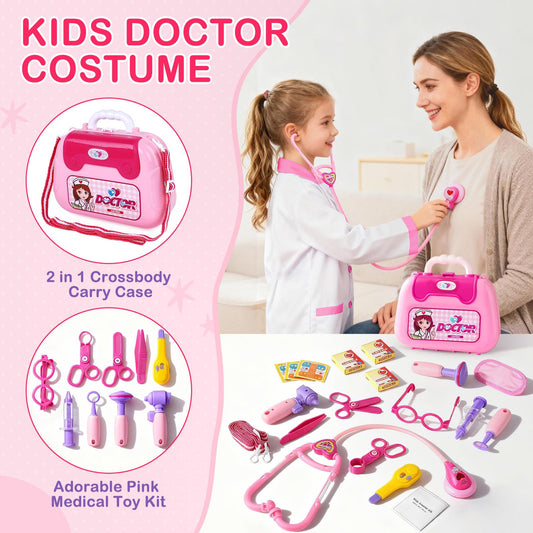 GiftinBOX stethoscope heartbeat shows interactive sound cues during doctor play.