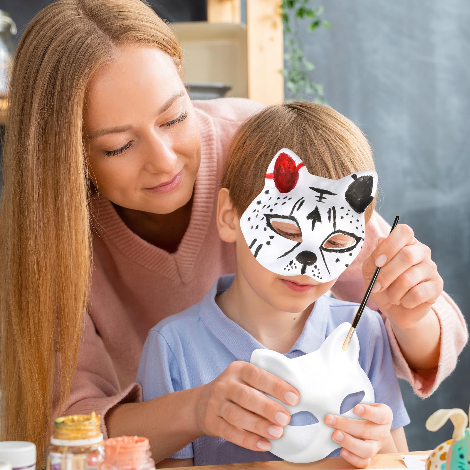 Giftota Therian mask kit ready-to-use materials for kids' DIY
