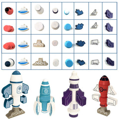 Gifts2U five-planet guards union encourages imaginative storytelling and space-themed play.
