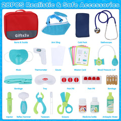 Gifts2U Kids First-Aid Kit toy First-Aid Guide aids kid-friendly safety lessons.