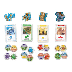 GIGAMIC Akropolis Athena expansion cards show fresh scoring objectives.