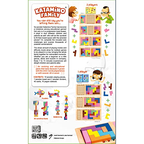 Gigamic Katamino Family two-player competition setup highlights friendly play.