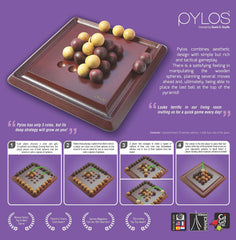 Gigamic Pylos 9x9 board shown for pyramid building.
