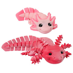 Giggiftrio axolotl 7-inch dual-color ice blue for standout display