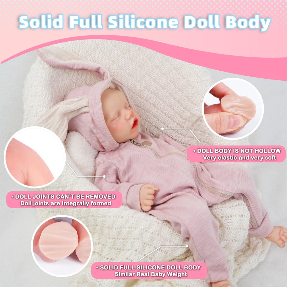 GiggleBabble silicone skin close-up shows soft texture for gentle handling.