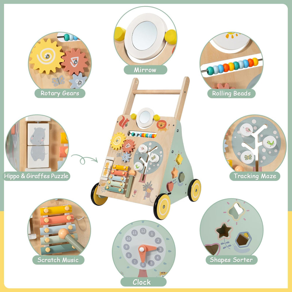 GiggleGems walker featuring a rotating mirror for visual exploration