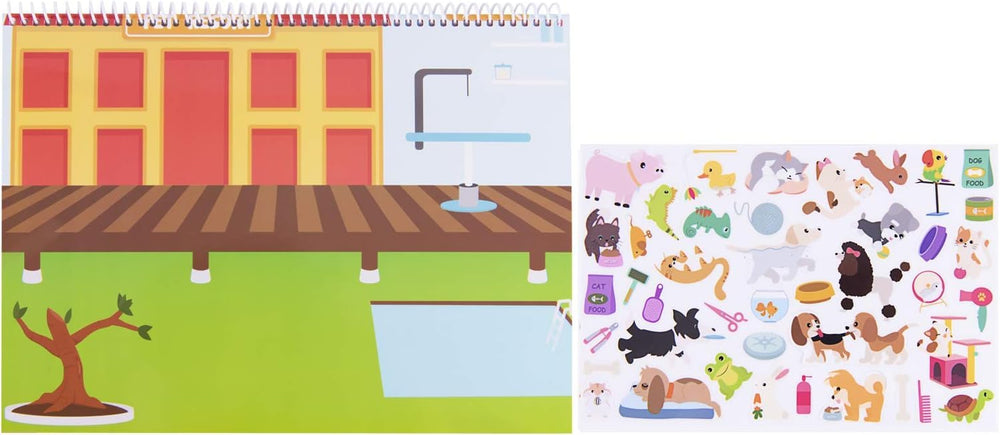 Giggles and Pebbles educational sticker set sparks storytelling and imagination.