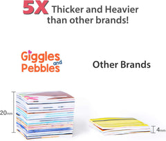 Giggles and Pebbles ocean scene invites exploration using washable, cling stickers.