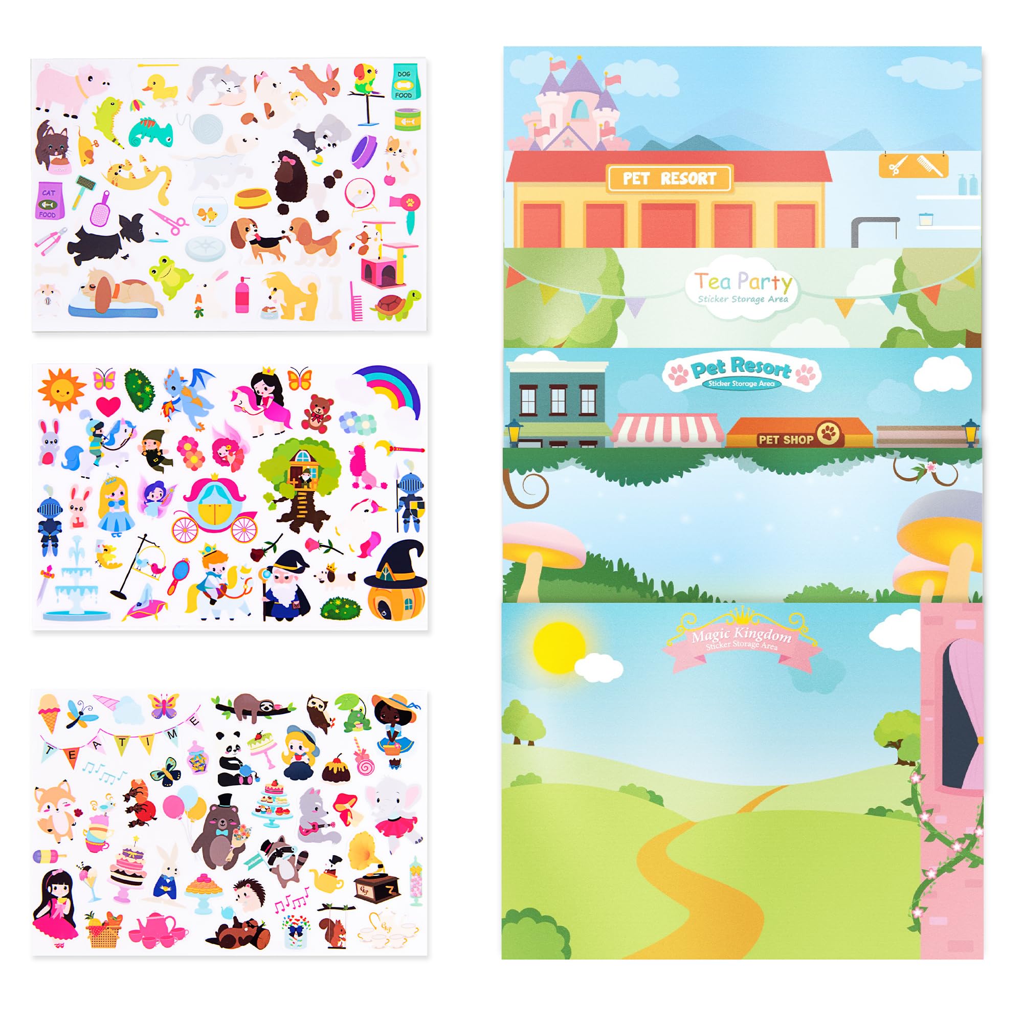 Giggles and Pebbles washable stickers stay ready for reuse after cleaning.