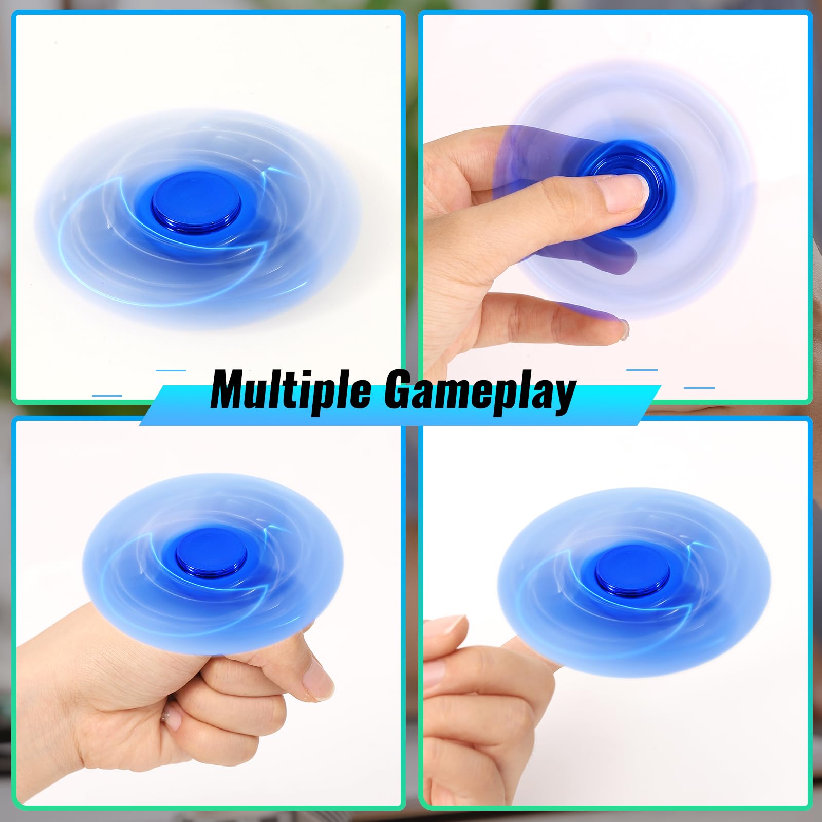 Gigilli fidget spinner pocket-size design fits easily in a pocket