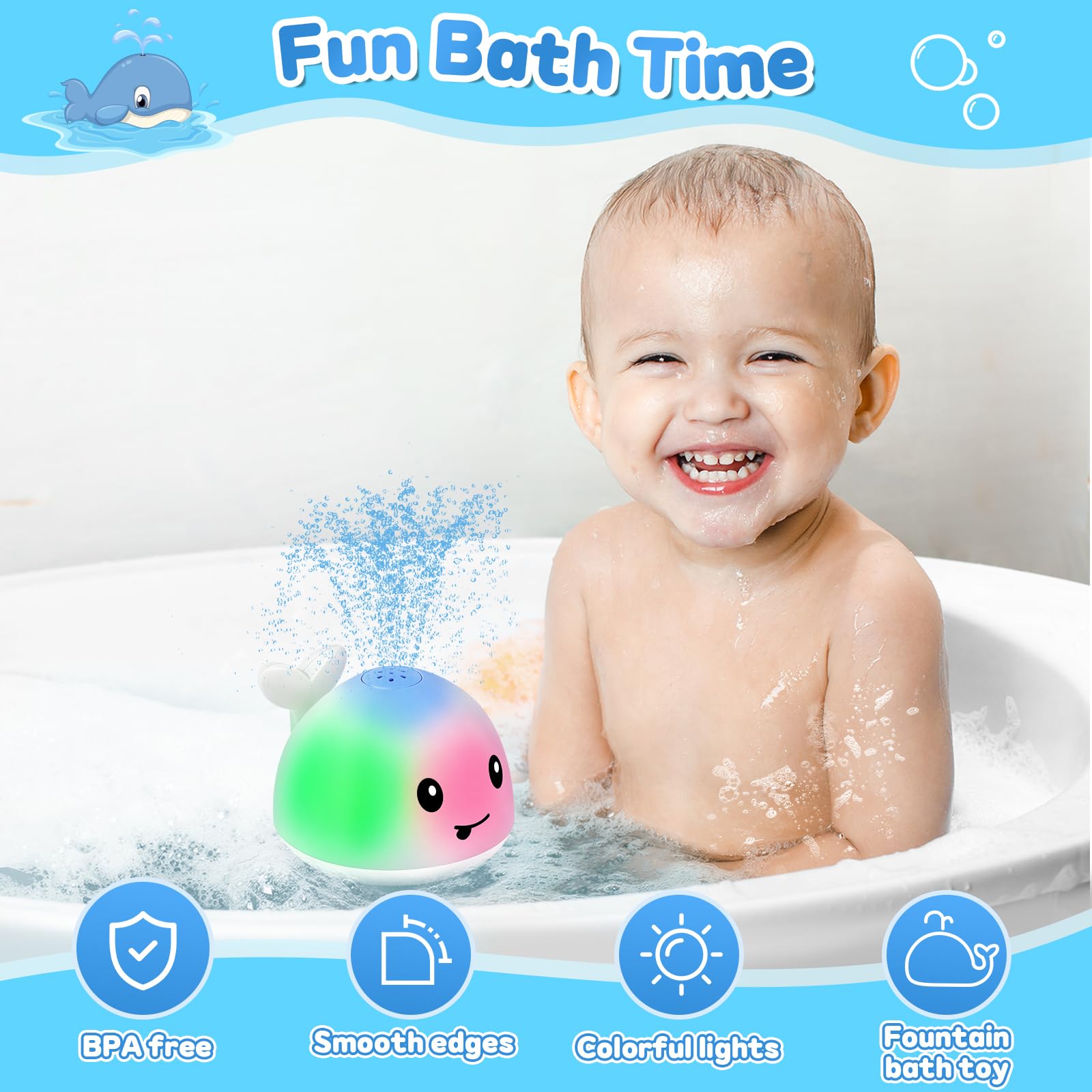 Gigilli double waterproof bath toy designed for splashy fun