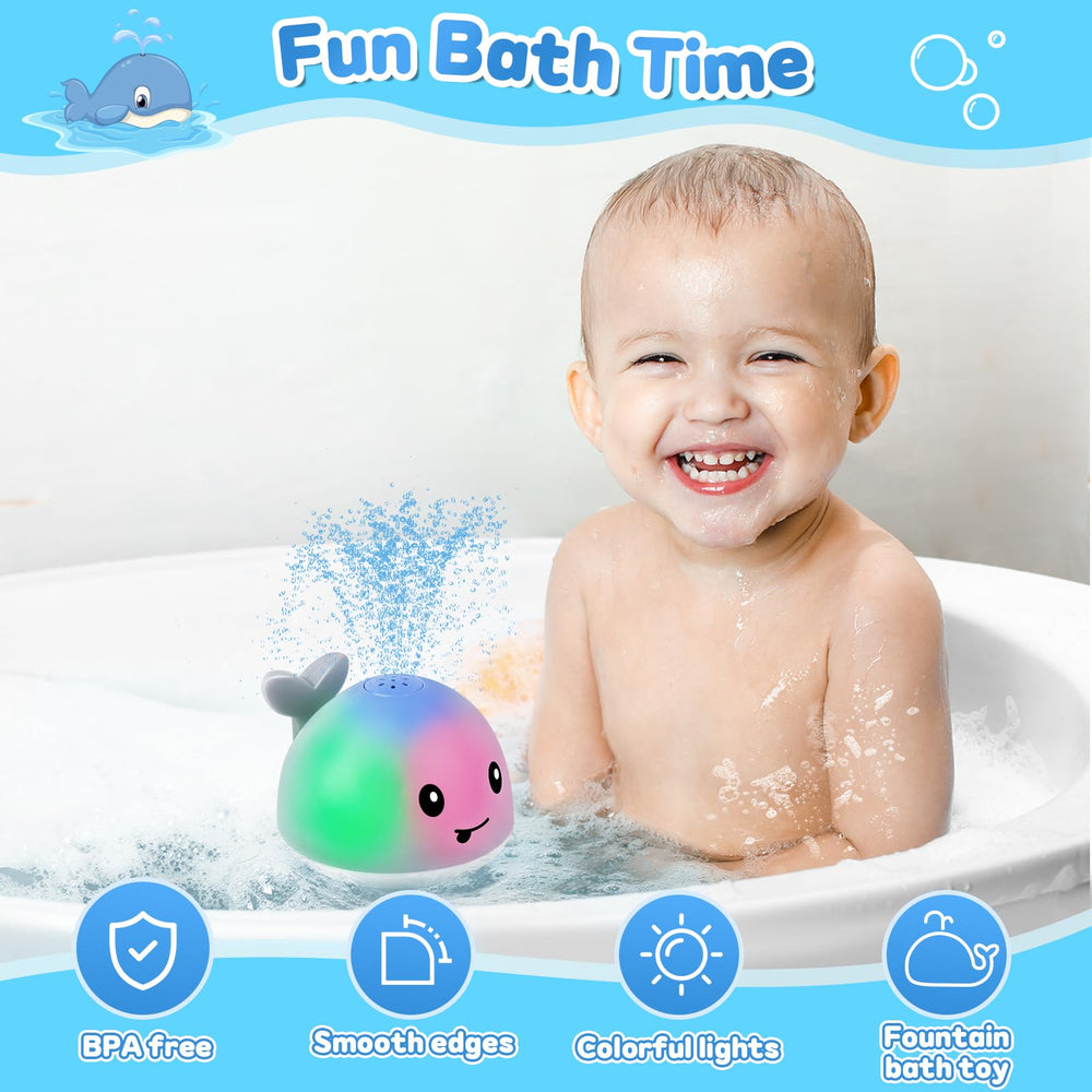 Gigilli rechargeable bath toy with on off switch supports longer play